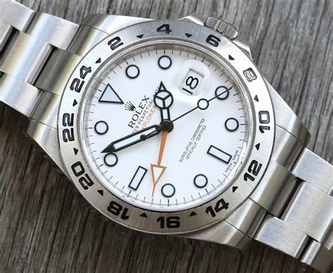 rolex 216570 bianco|rolex explorer ii size chart.